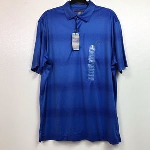 GREG NORMAN ROYAL BLUE MEN’S GOLF POLO SHIRT SZ L